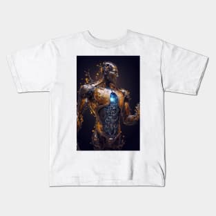 Sentient AI Cyborg Kids T-Shirt